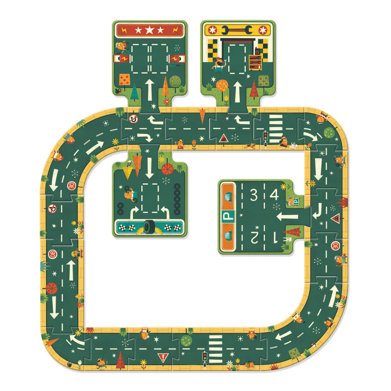 Djeco - Road, 21 pcs