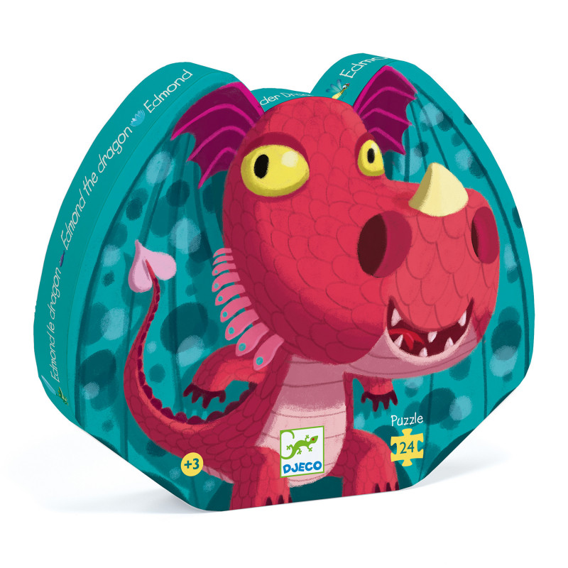 Djeco - Edmond the dragon, 24 pcs