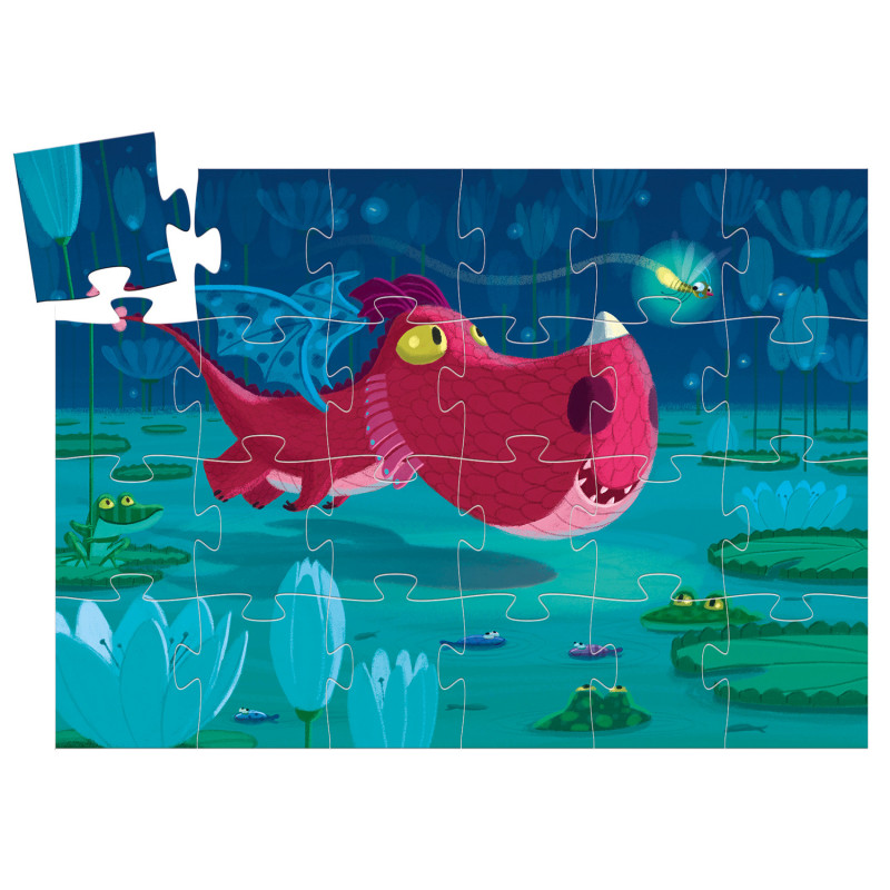 Djeco - Edmond the dragon, 24 pcs