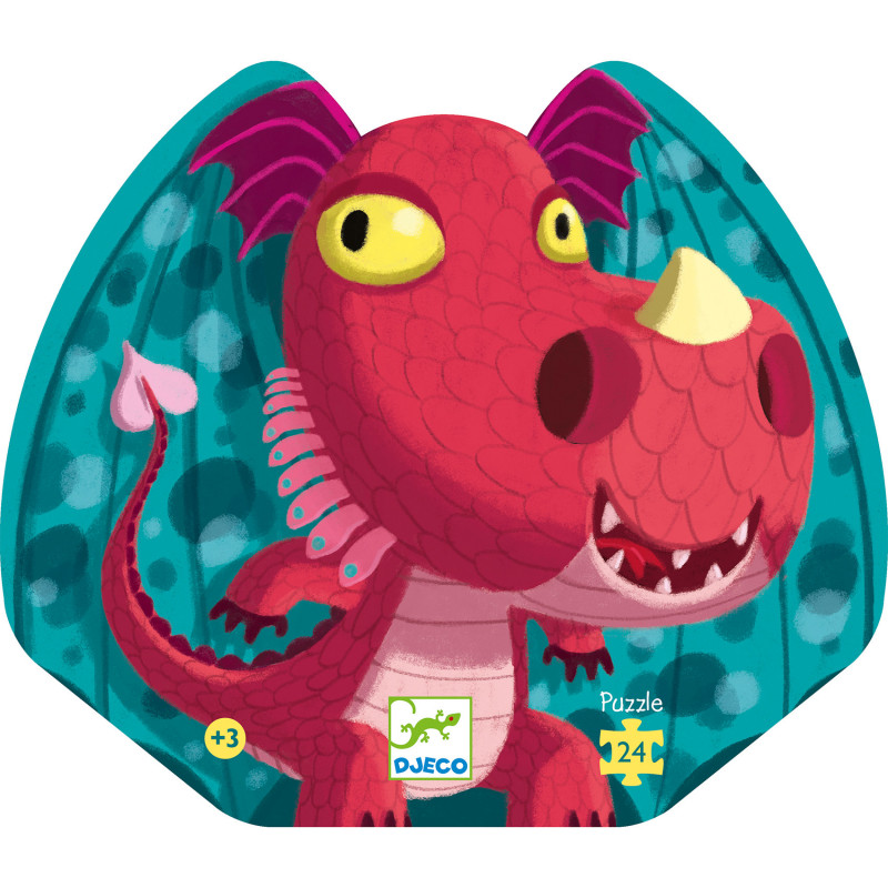Djeco - Edmond the dragon, 24 pcs