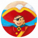 Djeco - Pirate treasure Puzzle,  36 pcs