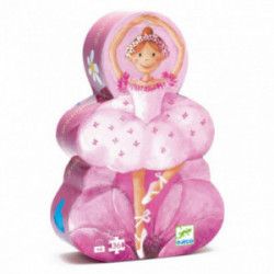 Djeco - Ballerina and flower Puzzle, 36 pcs