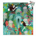 Djeco - Siluettepussel, Aquatic paradise, 54 pcs