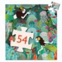 Djeco - Siluettepussel, Aquatic paradise, 54 pcs