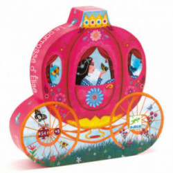 Djeco - Siluettepussel, Eloises carrige, 54 pcs