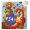 Djeco - Valliant and the Dragon, 54 pcs