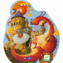 Djeco - Valliant and the Dragon, 54 pcs