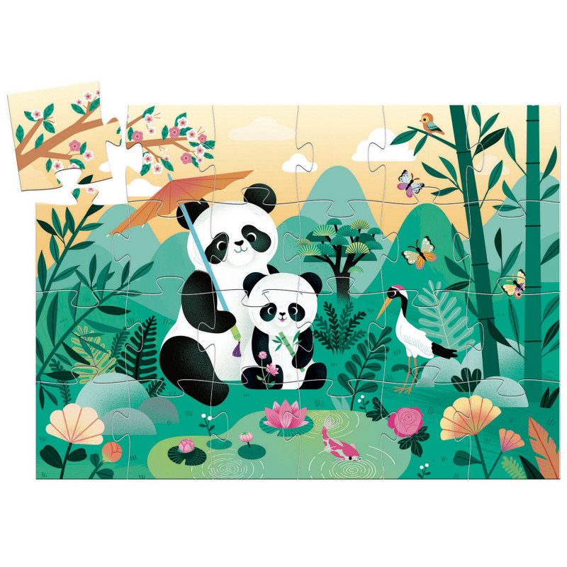 Djeco - Pussel, panda