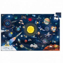 Djeco - The space + booklet, 200 pcs - FSC MIX