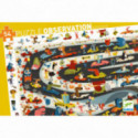 Djeco - Pussel Car Rally, 54 pcs - FSC MIX
