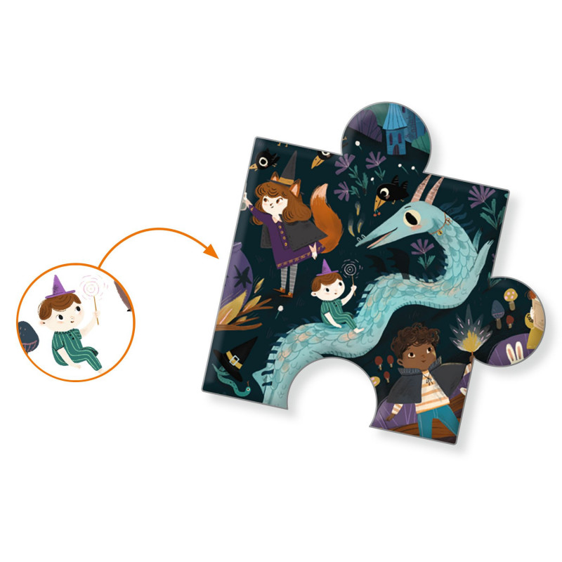 Djeco - Sorcerers' apprentices, 54 pcs
