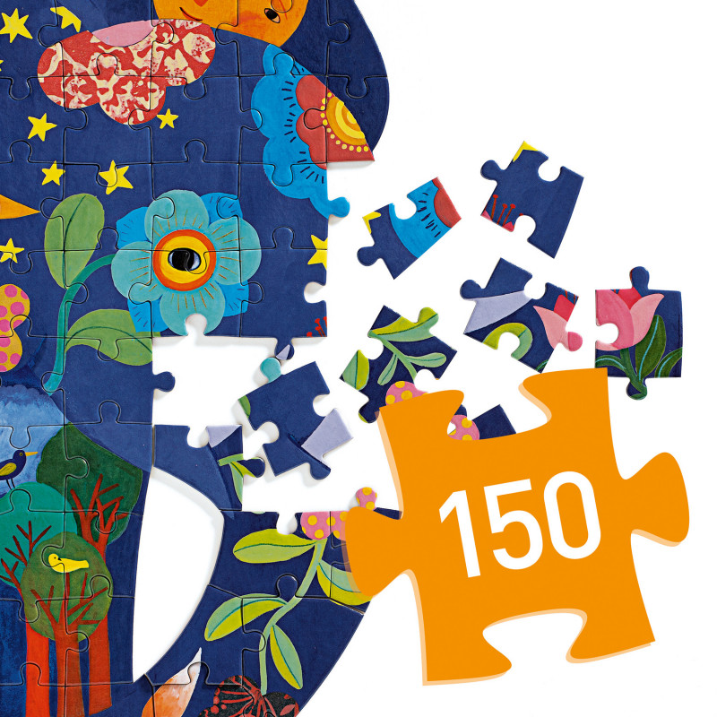Djeco - Puzz´Art, Elephant, 150 pcs - FSC MIX