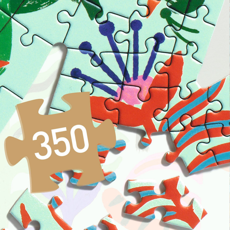 Djeco - PuzzArt, Monkey 350 pcs - FSC MIX