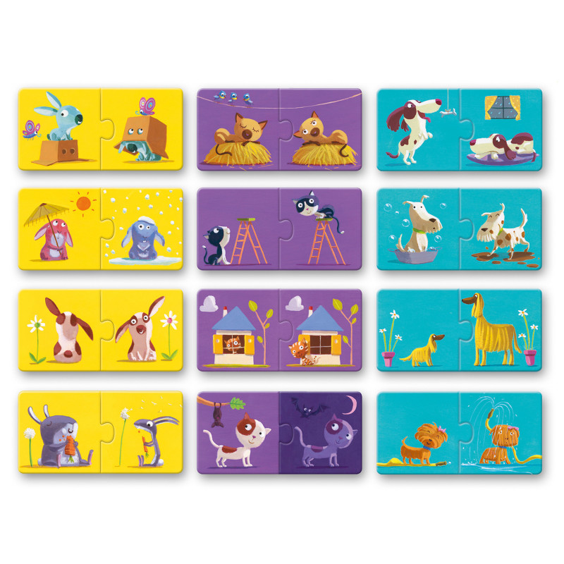 Djeco - Duo-puzzle Opposites