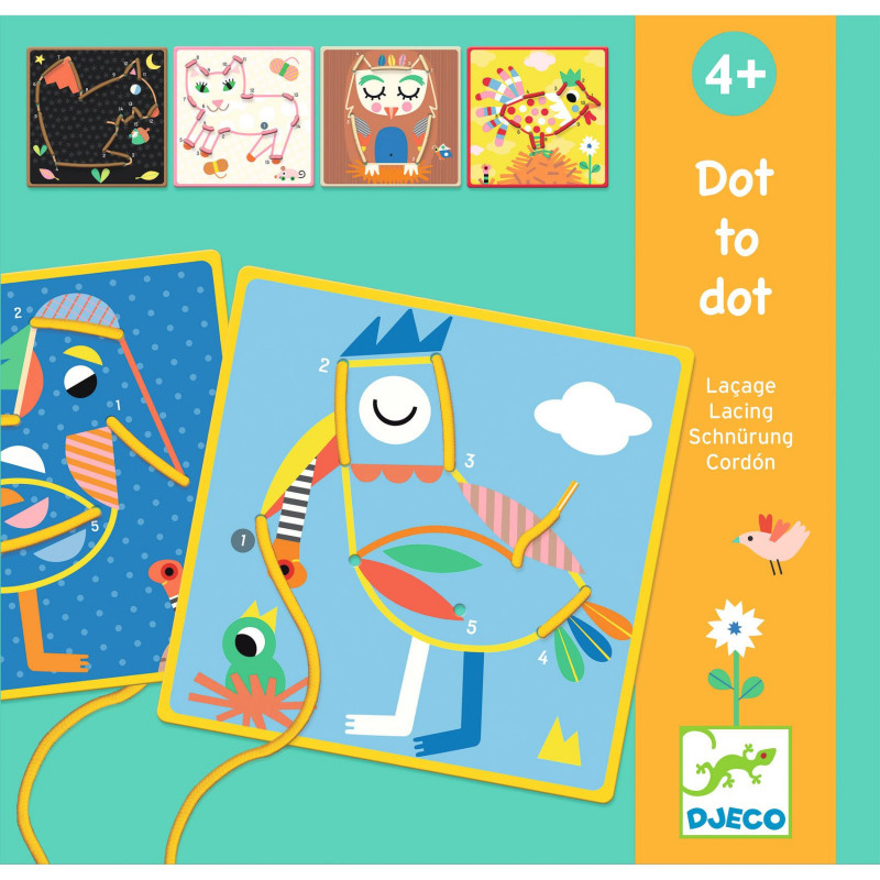 Djeco - Dot-to-dot Lacing