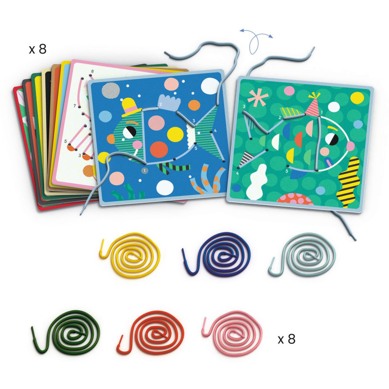 Djeco - Dot-to-dot Lacing