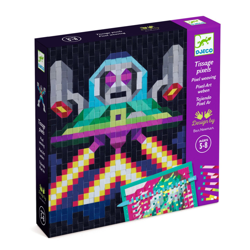 Djeco - Pixel Weaving: Invaders