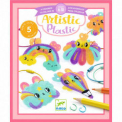 Djeco - Artistic Plastic - Kawaii Keyring