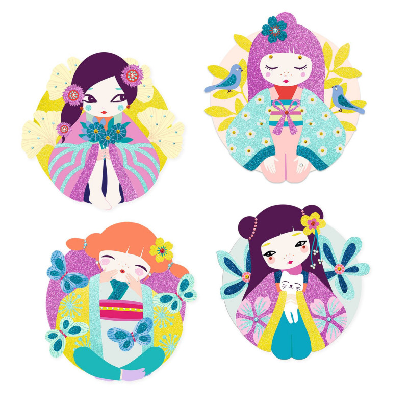Djeco - Glitter, Onnanoko