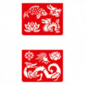 Djeco - Small stencils, Asia