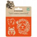Djeco - Small stencils, Wild