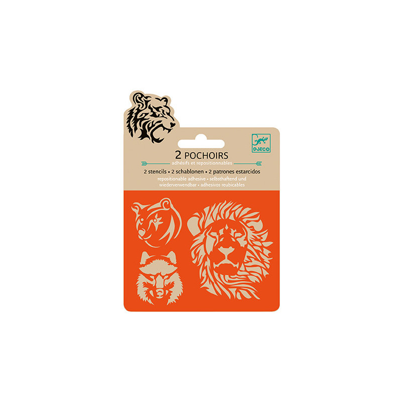 Djeco - Small stencils, Wild