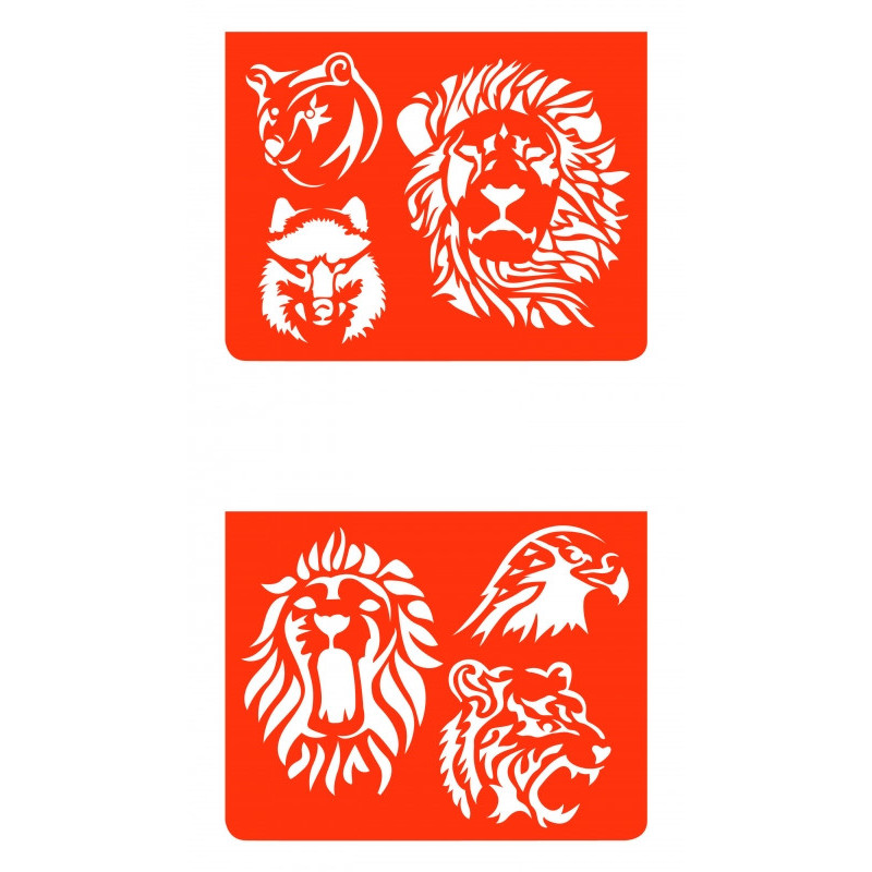 Djeco - Small stencils, Wild