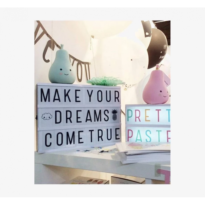 A little lovely company - Letter set pastel lightbox