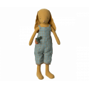 Maileg - Bunny size 3, Dusty Yellow med overall