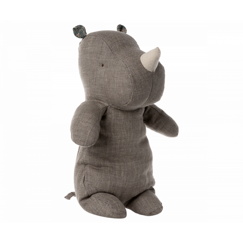 Maileg - Safari friends, Rhino, Medium - Dark grey