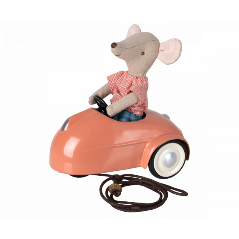 Maileg - Mouse car - Coral