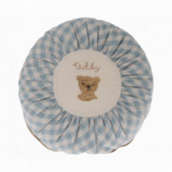 Maileg - Kudde Rund small, Teddy Checked
