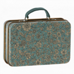 Maileg - Small suitcase, Blossom Blue