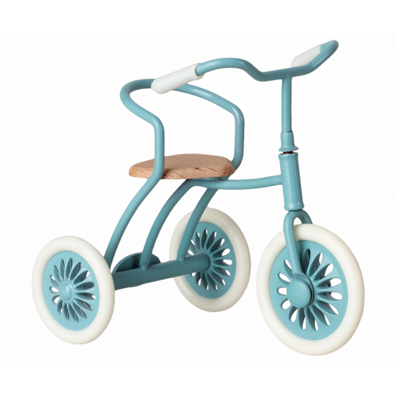 Maileg - Abri à tricycle, Mouse - Petrol blue