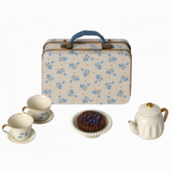 Maileg - Afternoon treat, Mouse - Blue Madelaine