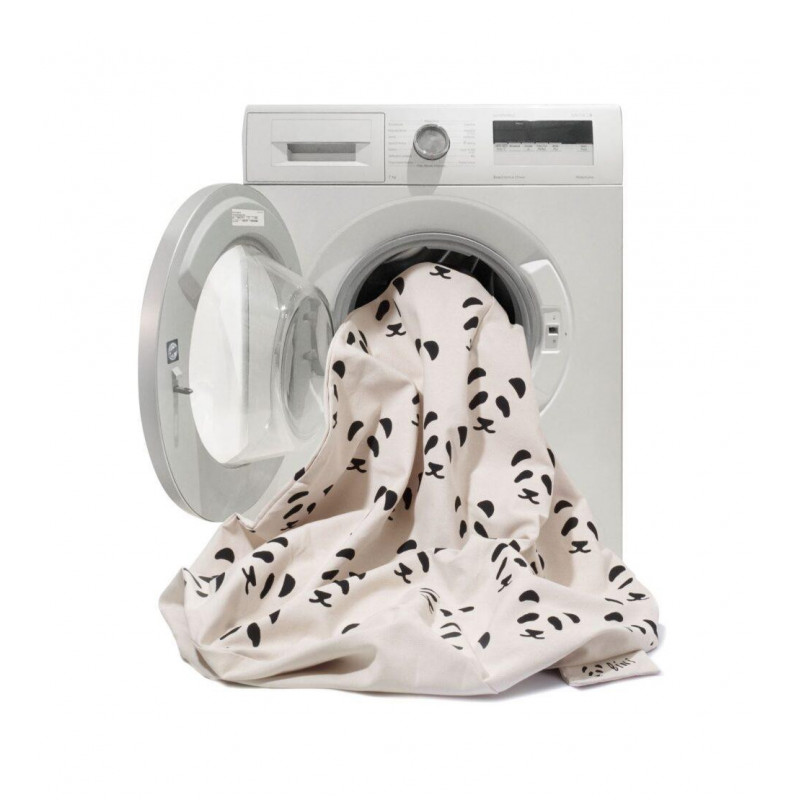 Bini - Saccosäck med Panda, handtag svart