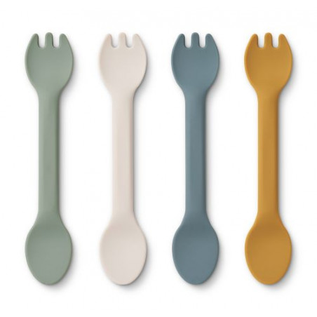 Liewood - Jan 2-1 bestick 4-Pack, Faune Green