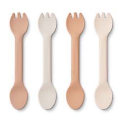 Liewood - Jan 2-1 bestick 4-Pack, Rose