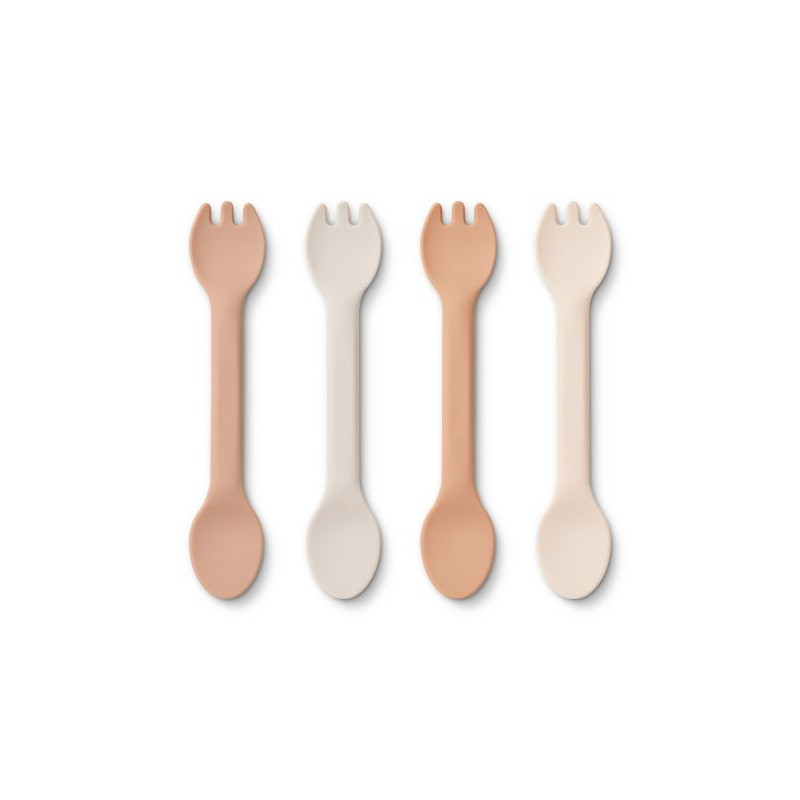 Liewood - Jan 2-1 bestick 4-Pack, Rose