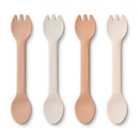 Liewood - Jan 2-1 bestick 4-Pack, Rose