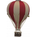 Super Balloon - Luftballong Small Ljusbrun/vinröd