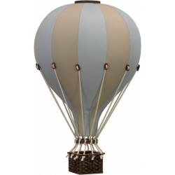 Super Balloon - Luftballong Small Beige/ljusblå