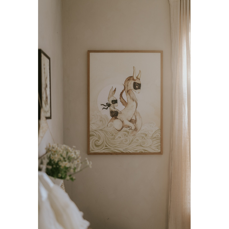 Mrs Mighetto - Poster, Sixten´s Dragon 50x70 cm