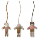Liewood - 3-pack Babygymsfigurer Doll rose multi mix