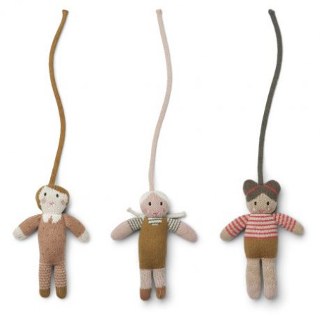 Liewood - 3-pack Babygymsfigurer Doll rose multi mix
