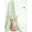 "Roommate - Canopy, stripped grey/white"