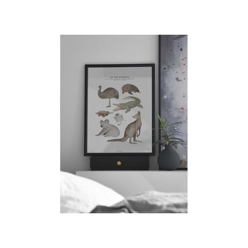 Fashionell - Poster, In the Outback 50x70cm