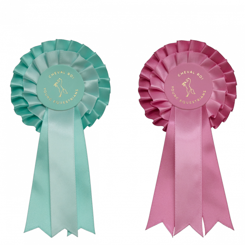 Cheval Roi - Rosetter käpphäst, mint/pink