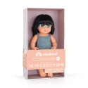 Miniland - Docka Chi med sparkdräkt, 38 cm