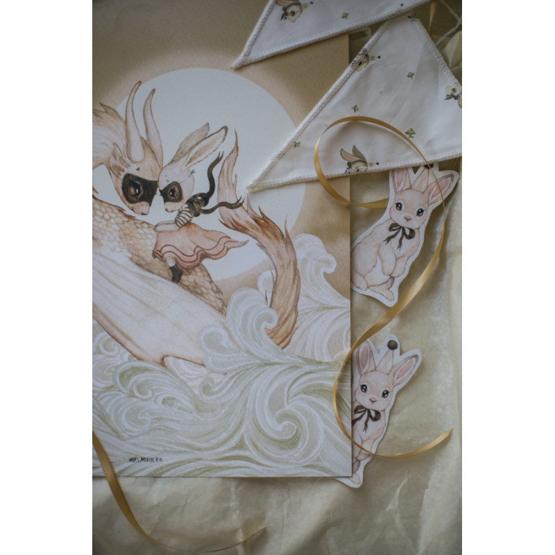 Mrs Mighetto - Poster, Ava´s Dragon 50x70 cm